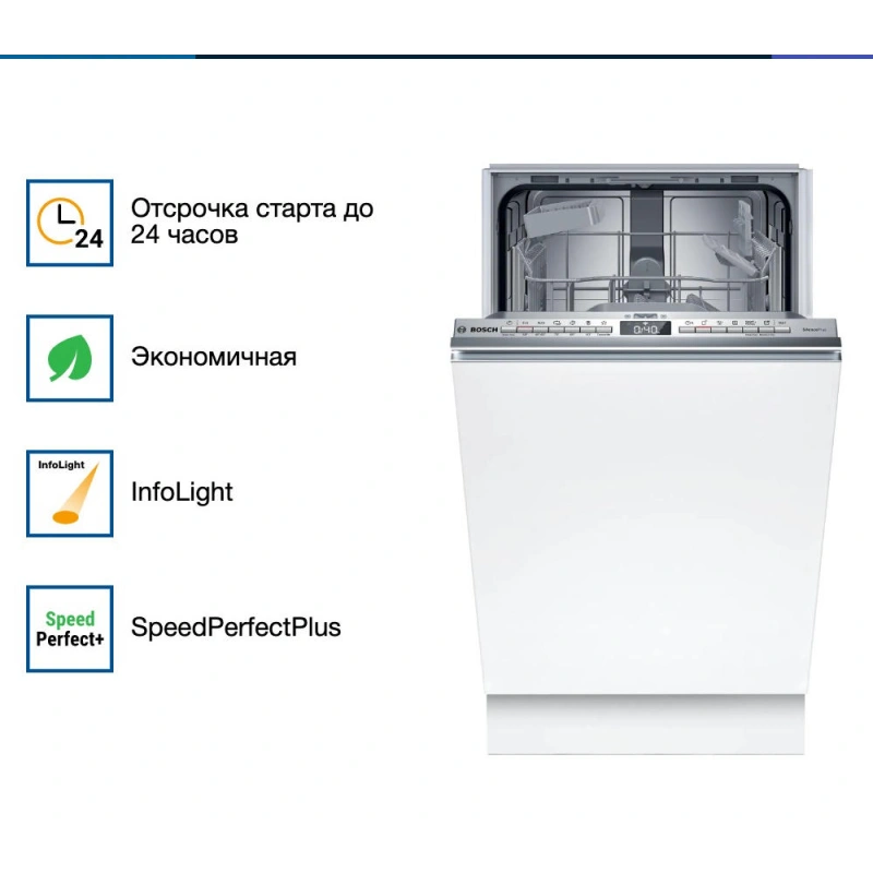 Встраиваемая посудомоечная машина Bosch SPV4HKX10E