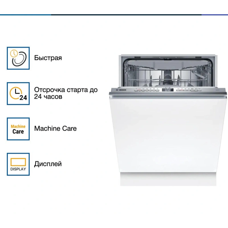 Встраиваемая посудомоечная машина Bosch SMV4HVX03E