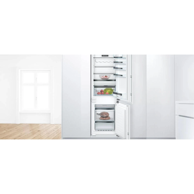 Встраиваемый двухкамерный холодильник Bosch KIS86HDD0