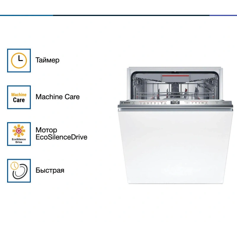 Встраиваемая посудомоечная машина Bosch SMV6ECX08E