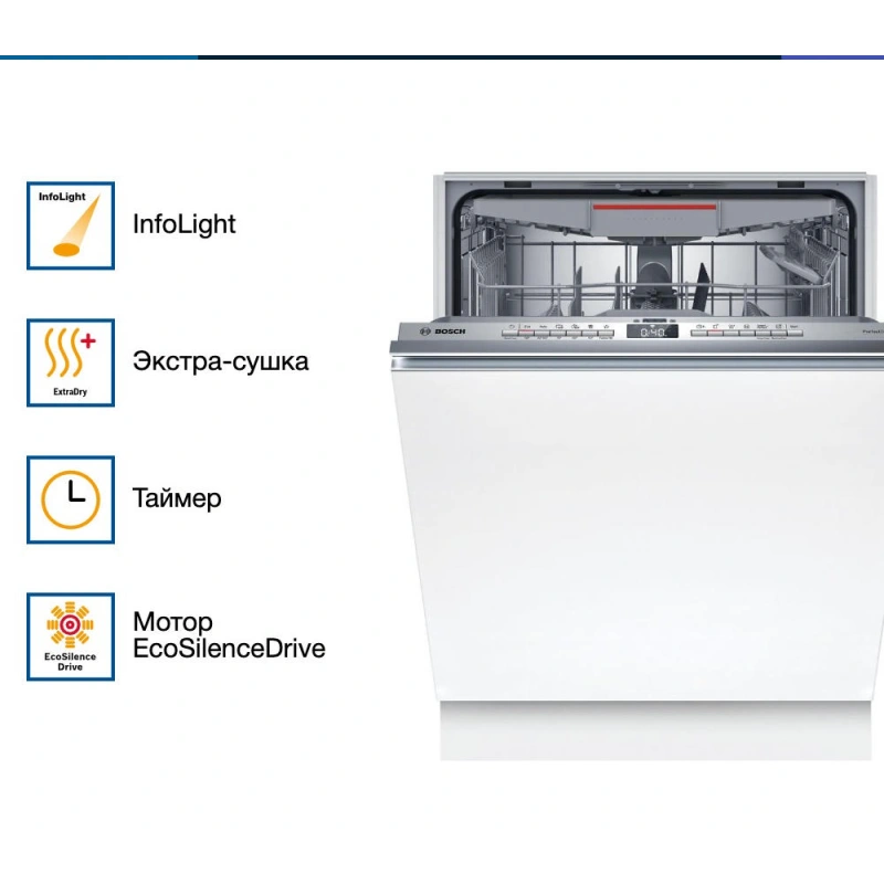 Встраиваемая посудомоечная машина Bosch SMV6ZCX00E