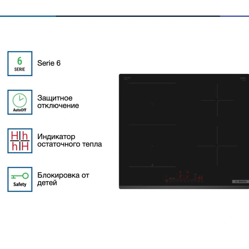 Индукционная варочная панель Bosch PVS63KHC1Z