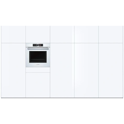 Духовой шкаф с микроволнами и паром Bosch HNG6764W6