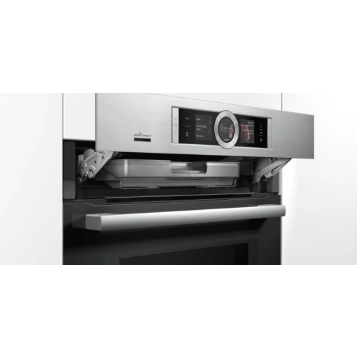 Духовой шкаф с микроволнами и паром Bosch HNG6764S6