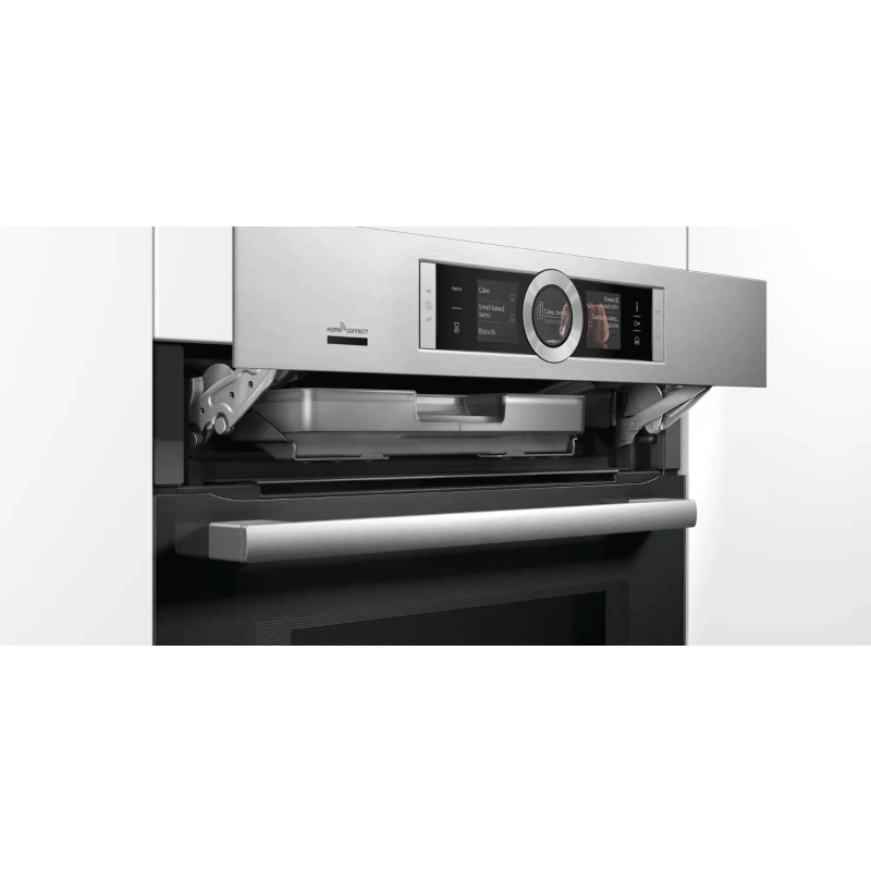Духовой шкаф с микроволнами и паром Bosch HNG6764S6