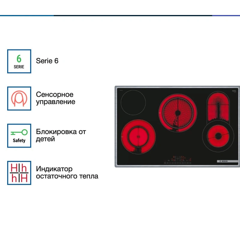 Электрическая варочная панель Bosch PKC845FP1D