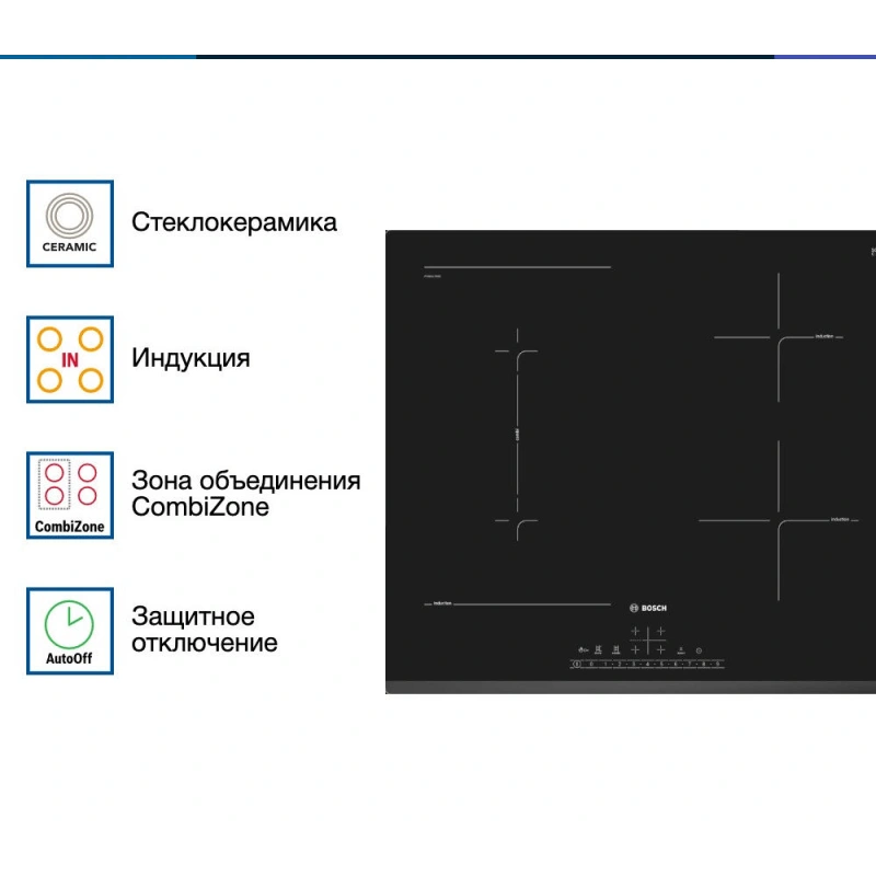 Индукционная варочная панель Bosch PVS631FB5E