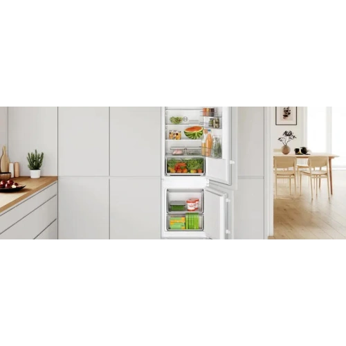 Встраиваемый двухкамерный холодильник Bosch KIV87NS306