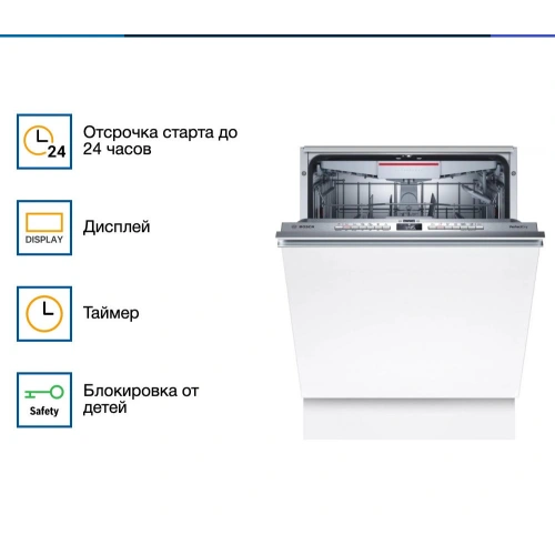 Встраиваемая посудомоечная машина Bosch SBV6ZCX00E
