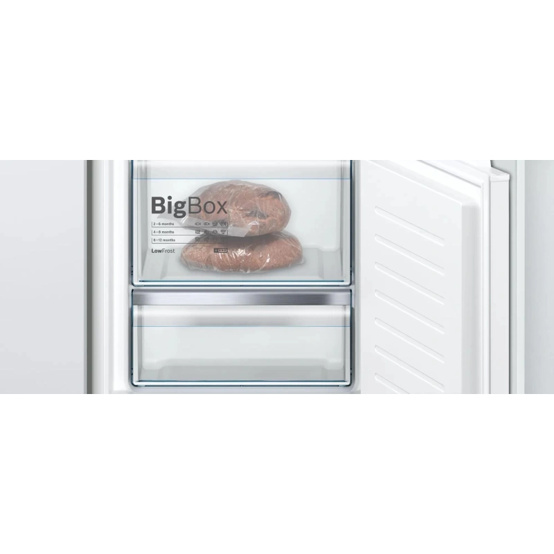 Встраиваемый двухкамерный холодильник Bosch KIS87AFE0