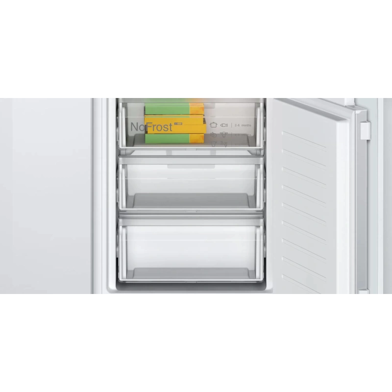 Встраиваемый двухкамерный холодильник Bosch KIN86VFE0